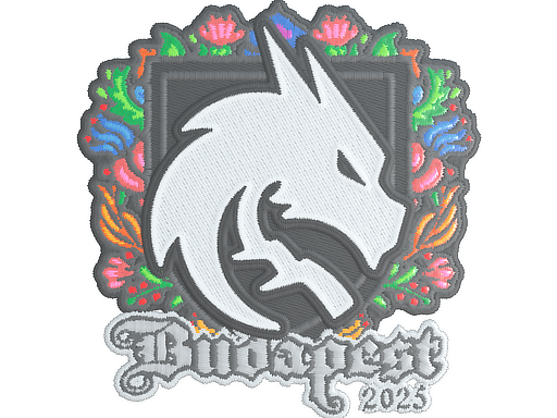 Sticker | Team Spirit (Embroidered) | Budapest 2025