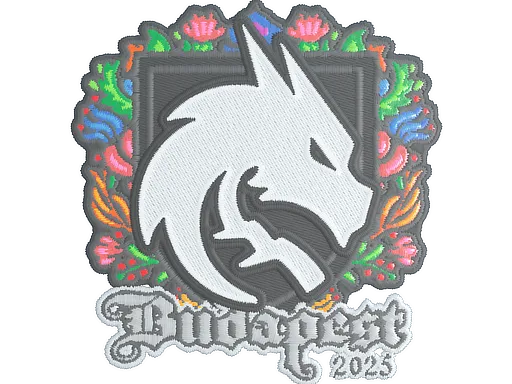Sticker | Team Spirit (Embroidered) | Budapest 2025