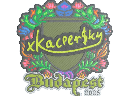 Sticker | xKacpersky (Embroidered) | Budapest 2025