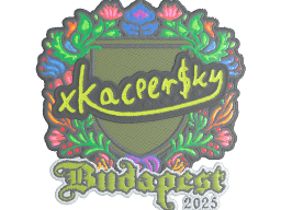 Sticker | xKacpersky (Embroidered) | Budapest 2025