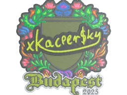 Sticker | xKacpersky (Embroidered) | Budapest 2025