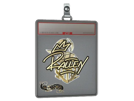 Sticker Slab | rallen (Gold) | Paris 2023