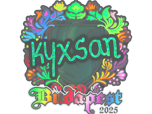 Sticker | kyxsan (Holo) | Budapest 2025