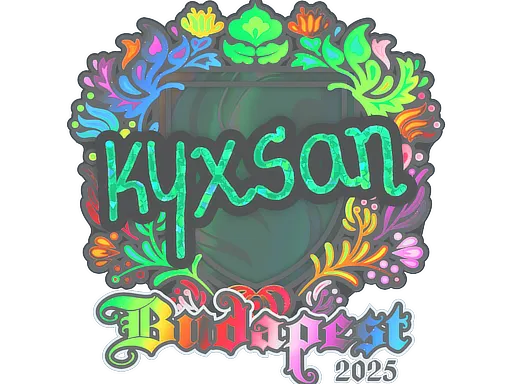 Sticker | kyxsan (Holo) | Budapest 2025