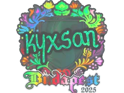 Sticker | kyxsan (Holo) | Budapest 2025