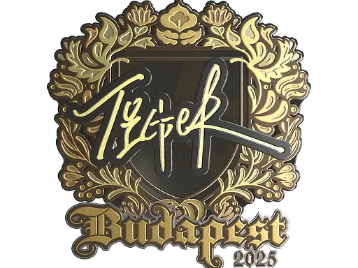 Sticker | Tiger (Gold) | Budapest 2025