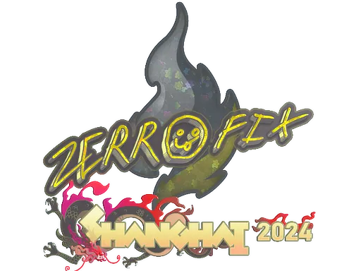 Sticker | zeRRoFIX (Glitter) | Shanghai 2024