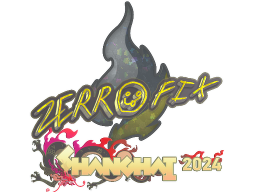 Sticker | zeRRoFIX (Glitter) | Shanghai 2024
