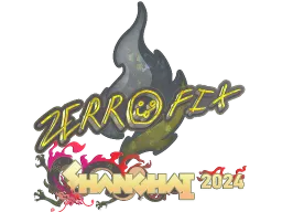 Sticker | zeRRoFIX (Glitter) | Shanghai 2024