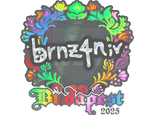 Sticker | brnz4n (Holo) | Budapest 2025