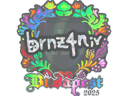 Sticker | brnz4n (Holo) | Budapest 2025