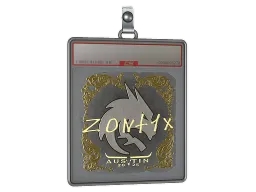 Sticker Slab | zont1x (Gold) | Austin 2025