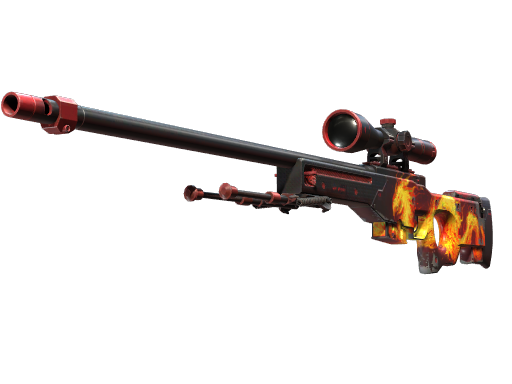 StatTrak™ AWP | Wildfire (Well-Worn)