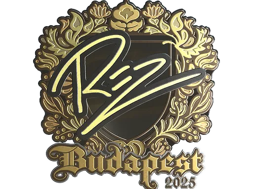 Sticker | REZ (Gold) | Budapest 2025