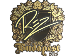 Sticker | REZ (Gold) | Budapest 2025