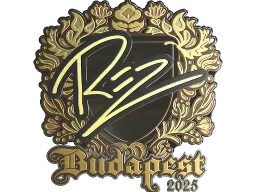 Sticker | REZ (Gold) | Budapest 2025