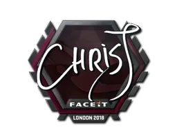 Sticker | chrisJ | London 2018 CS2 skin