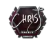 Sticker | chrisJ | London 2018 CS2 skin