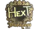 Sticker | HexT (Gold) | Budapest 2025 CS2 skin