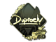 Sticker | dupreeh (Gold) | Rio 2022