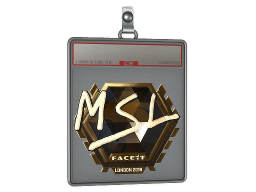 Sticker Slab | MSL (Gold) | London 2018