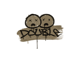 Sealed Graffiti | Double (Dust Brown)