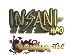 Sticker | insani (Gold) | Shanghai 2024