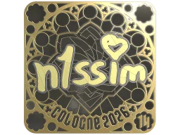 Sticker | n1ssim (Gold, Ranked) | Cologne 2026