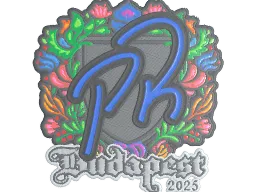 Sticker | PR (Embroidered) | Budapest 2025