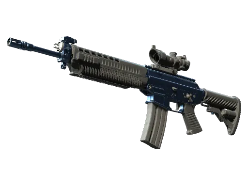 Souvenir SG 553 | Anodized Navy (Factory New)