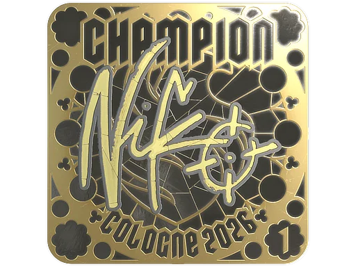 Sticker | NiKo (Gold, Ranked) | Cologne 2026