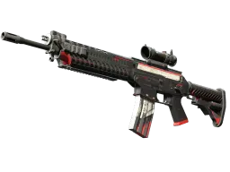StatTrak™ SG 553 | Cyrex (Battle-Scarred)