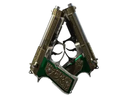 Dual Berettas | Royal Consorts (Battle-Scarred)