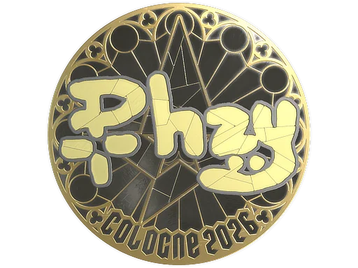 Sticker | phzy (Gold) | Cologne 2026