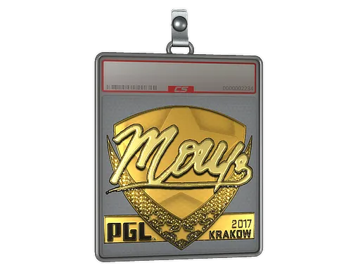 Sticker Slab | mou (Gold) | Krakow 2017