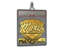 Sticker Slab | mou (Gold) | Krakow 2017