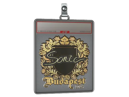 Sticker Slab | Sonic (Gold) | Budapest 2025