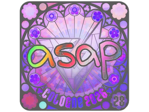 Sticker | asap (Holo, Ranked) | Cologne 2026