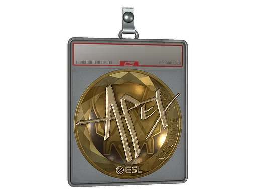 Sticker Slab | apEX (Gold) | Katowice 2019