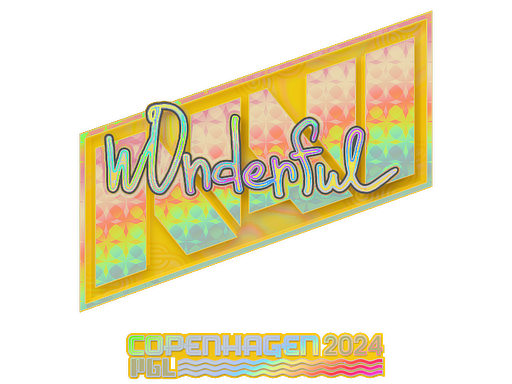 Sticker | w0nderful (Holo) | Copenhagen 2024