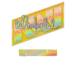 Sticker | w0nderful (Holo) | Copenhagen 2024