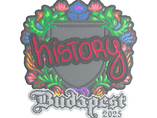 Sticker | History (Embroidered) | Budapest 2025