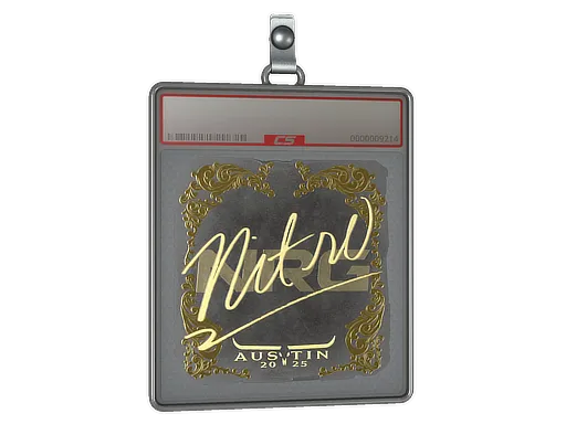 Sticker Slab | nitr0 (Gold) | Austin 2025