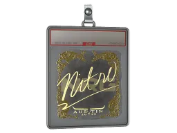 Sticker Slab | nitr0 (Gold) | Austin 2025