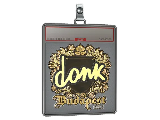 Sticker Slab | donk (Gold) | Budapest 2025