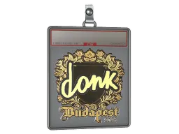 Sticker Slab | donk (Gold) | Budapest 2025