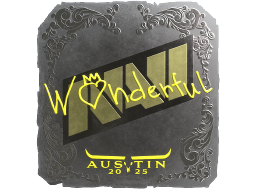 Sticker | w0nderful (Foil) | Austin 2025