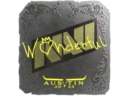 Sticker | w0nderful (Foil) | Austin 2025