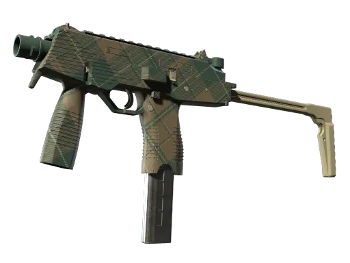 Souvenir MP9 | Green Plaid (Minimal Wear)