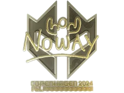Sticker | noway (Gold) | Copenhagen 2024